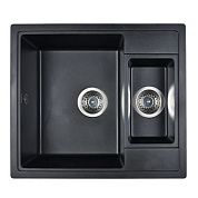 Мойка кухонная из мраморной крошки, antracite, Wisent WQ580-26