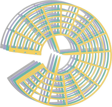Набор держателей для клубники InGreen for Green Republic, 5шт. микс Пластик Репаблик IG613710998