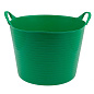 Ведро гибкое сверхпрочное, 40 л, зеленое, Россия Сибртех 67506