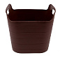 Ведро гибкое сверхпрочное, 26 л, коричневое Сибртех 67509