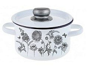 Кастрюля эмал цил 2,9л Je t’aime ТМ Appetite Стальэмаль 1с16с/1_Je