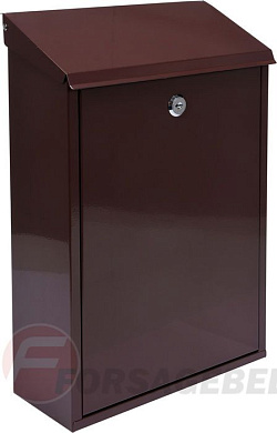 Ящик металлический почтовый 400х250х100 мм коричневый Vorel 78572