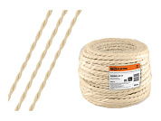 Ретро провод "Эко" 3х1,5 витой бежевый (50м) TDM SQ2801-0113