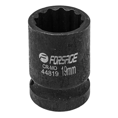 Головка ударная 19 мм 12-гр 1/2'' Forsage F-44819