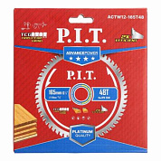 Диск пильный по дереву ADVANCE 165x20x1,4 мм, 48T Carbide, зуб TCG 15° PIT ACTW12-165T48