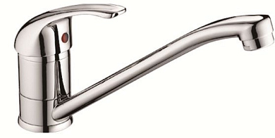 Смеситель для кухни, цинк, хром Ledeme L4229-B