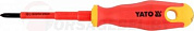 Отвёртка PH1х80 мм 1000V Yato YT-2822