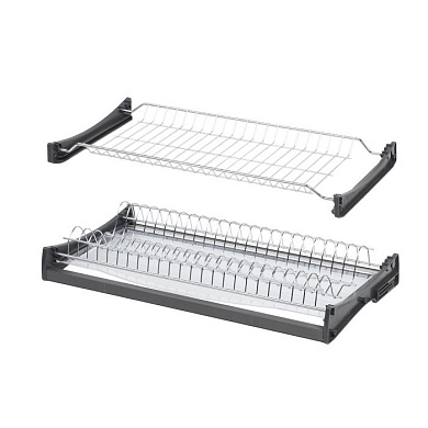 Сушка для посуды 900 HUGO с профилем нерж. сталь, хром AKS 113264