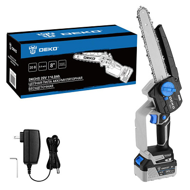 Пила цепная аккумуляторная DKCHS 20V 063-4483-1 DEKO 063-4483-1