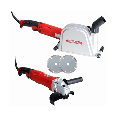 Бороздодел ручной электрический, 220 В/50 Гц, 1800 Вт, 6700 об/мин, глубина 42 мм, ширина 40 мм Felisatti ПД-150/1800Э Felisatti