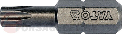 Бита Torx T25x25 мм, 1/4'', 10 шт. AISI S2 Yato YT-78144