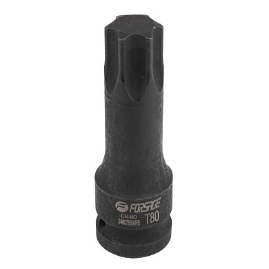 Головка-бита TORX ударная T80, 1/2" Forsage F-24607880MPB