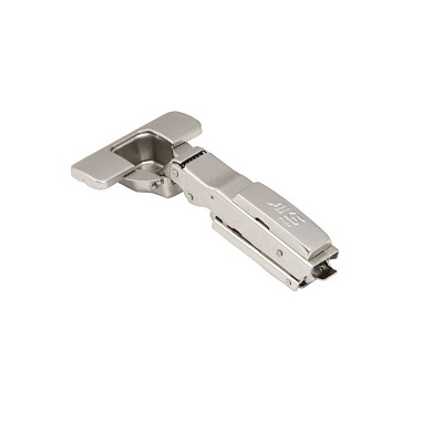 Петля накладная с доводчиком 48мм h0 clip-on 3D узкая (саморезы, заглушки) AKS PLUS 66232