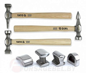 Набор молотков рихтовочных 7 пр. Yato YT-4590