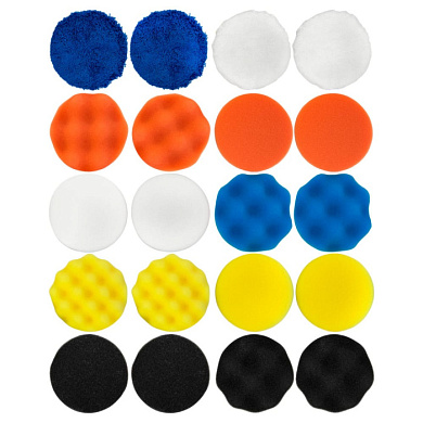 Набор полировальных кругов 100 мм 24 пр HOREX GTK4067