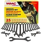 Набор ключей комбинированный 6-32 мм 25 пр WMC TOOLS WMC-5261D36-41 BLACK