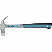 Молоток-гвоздодер цельнокованый, трехкомпонентная рукоятка Gross