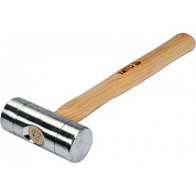 Молоток алюминиевый с деревянной ручкой 300гр, 40 мм Yato YT-45281