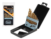 Набор сверл по мет. 13 шт 1.5-6.5 мм HSS TIN Gepard GP1301-13