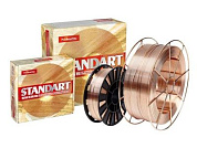 Проволока сварочная омедненная СВ-08Г2С Ø1 мм, катушка 5 кг, пластиковая катушка D200, диаметр 20 см. Плазматек 4820130194358