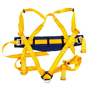 Удерживающе-страховочная привязь, модель УСП II, наплечные и набедренные лямки, высокий кушак Сибртех 89507
