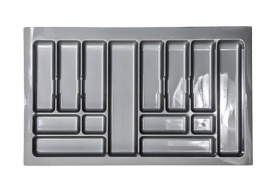 Вкладыш 90/490 шуфлядный пластиковый COMFORT металлик (835*490) PL 13441