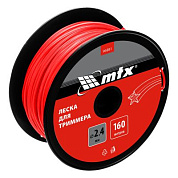 Леска для триммера звезда 2,4 мм х 160 м, на катушке MTX 96881