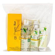 Набор Алоэ и зеленый чай, массажер, маска для лица, тоник для лица, гель-пилинг La and Te beaute LT-48