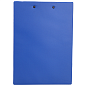 Планшет с зажимом Deli "ПВХ", А4, синий