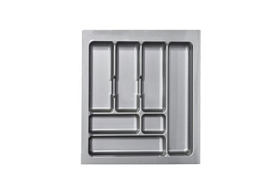 Вкладыш 50/490 шуфлядный пластиковый COMFORT металлик (435*490) AKS 20078