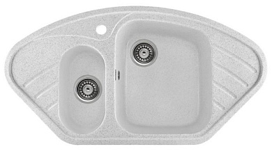 Мойка кухонная из мраморной крошки, серый, E02-19 Gerhans