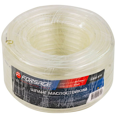 Шланг ПВХ маслостойкий 9х13 мм, 25 м Forsage F-NHE-9/13