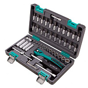 Набор инструментов 1/4'' CrV S2 47 пр. Stels 14099