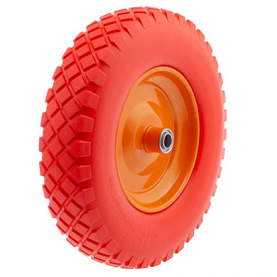 Колесо полиуретановое 4.80/4.00-8, длина оси 90 мм, подшипник 20 мм PalisaD 68977