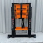 Стремянка телескопическая алюм. бытовая 3.8 м, 13+13 ступ. ISMA ISMA-UP380-2