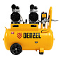 Компрессор безмасляный, малошумный DLS 1500/50, 1500 ВТ, 2x750, 50 л, 260 л/мин Denzel 58027