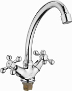 Смеситель для кухни, латунь, хром Ledeme L5908