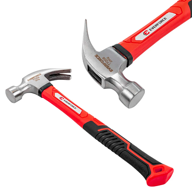 Молоток-гвоздодер 250 гр EVERFORCE EF-T7008