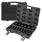Набор головок ударных глубоких 10-32 мм 6-гр, 36 мм 12 гр, 1/2'', удлинитель 75 мм, 16 пр ILOforce IF-4177-5MPB