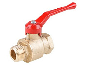 Кран шаровый 1/2" нар.-вн. ручка PN1,6 МПа, 11Б27п5, Цветлит ЦРБ0035