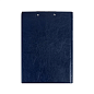 Планшет открывающийся с зажимом, A4, винил, синий