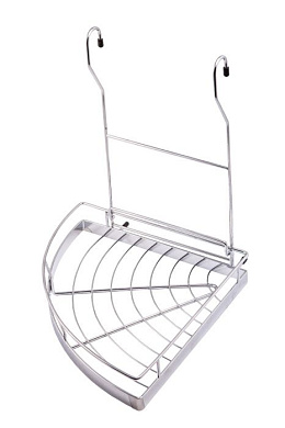 Корзина на трубу d16 угловая одинарная CWJ101 хром AKS 15269