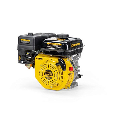 Двигатель, 6,5лс/4,8кВт, 196см³, 19мм, шпонка CHAMPION G200-2HK
