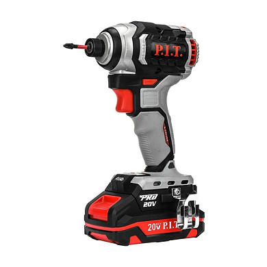 Винтоверт IMPACT аккум. бесщёточный, 20 В, 170 Нм, 3ск, 2 акб 2Ач, ЗУ, HEX 1/4" PIT PSD20H-170A/2