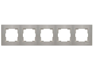 Рамка 5-ая горизонтальная титан, RITA, Mutlusan 22208001583