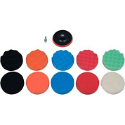 Набор полировочных кругов 125 мм, М14, 12 шт Yato YT-47931