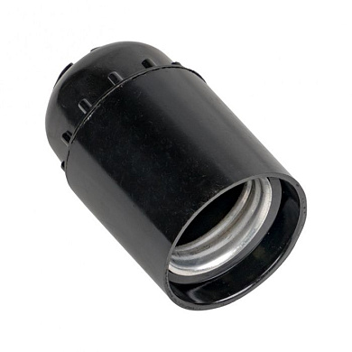 Патрон карболитовый подвесной Е27 черн, без наклейки EKF PROxima LHC-E27-s