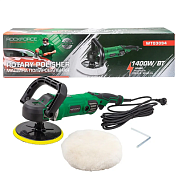 Машина полировальная электрическая 230V, 1400W, 600-3000об/мин, Øкруга 180 мм RockForce RF-WT03094