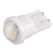 Автолампа диод T10 (W5W) 12/24V 3 SMD без цоколя 1-конт керамика Белая комп.2 шт габарит/сто SKYWAY S08202084