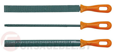 Набор рашпилей по дереву 200мм 3 пр. Vorel 25230